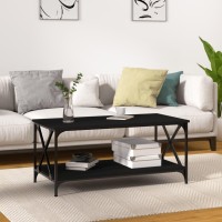 vidaXL Coffee Table Black 39.4