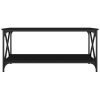 vidaXL Coffee Table Black 39.4