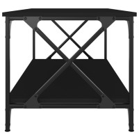 vidaXL Coffee Table Black 39.4