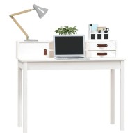 vidaXL Desk White 43.3