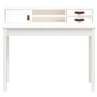 vidaXL Desk White 43.3