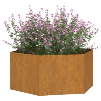 vidaXL Planter Rusty 35.4