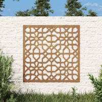 Vidaxl Patio Wall Decoration 21.7X21.7 Corten Steel Moorish Design