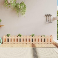 vidaXL Garden Raised Bed with Fence Design 78.7