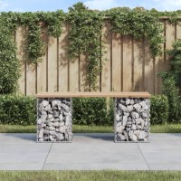 vidaXL Patio Bench Gabion Design 40.6