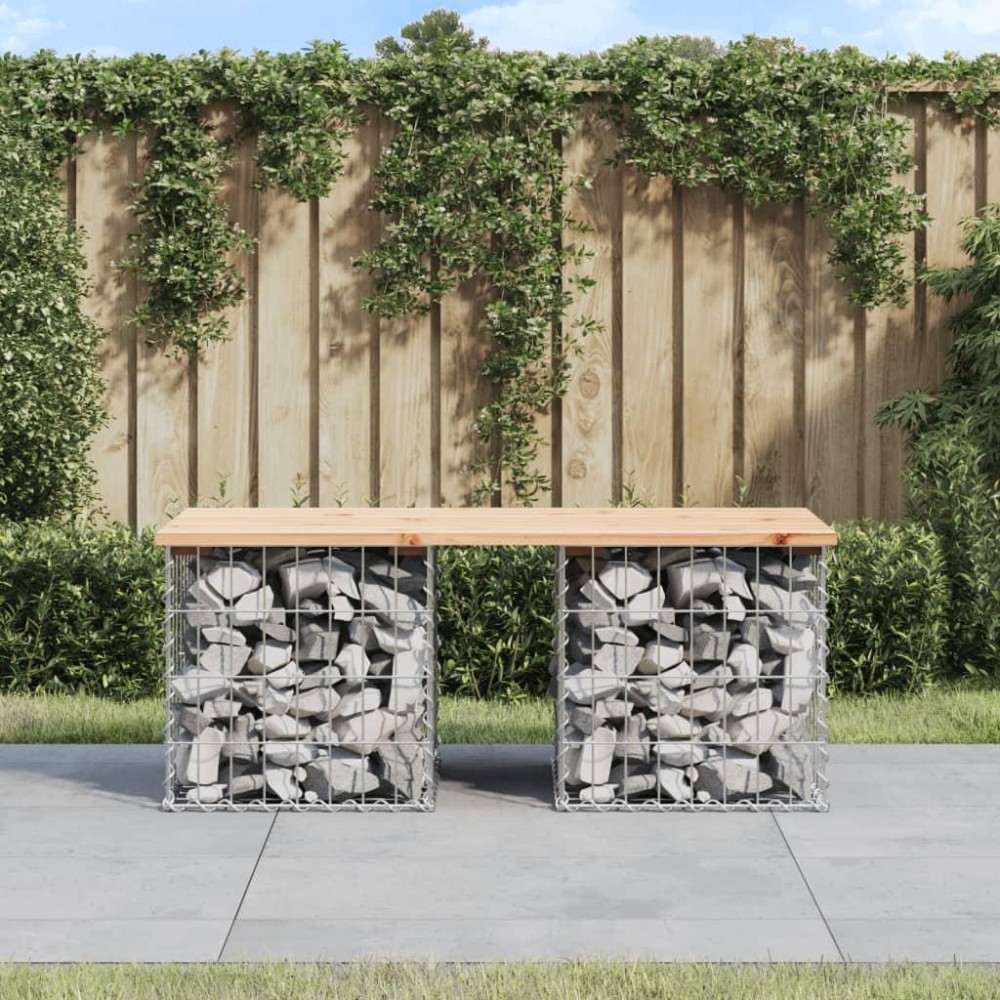 vidaXL Patio Bench Gabion Design 40.6