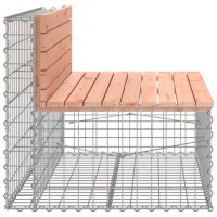 vidaXL Patio Bench Gabion Design 40.6