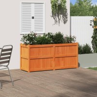 vidaXL Garden Planter Wax Brown 59.1