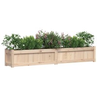 vidaXL Garden Planters 2 pcs Solid Wood Pine