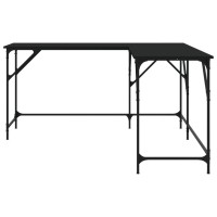 vidaXL Desk Black 58.7