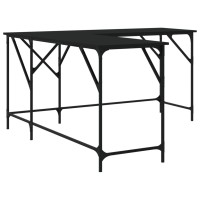 vidaXL Desk Black 58.7