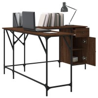 Vidaxl Desk Brown Oak 55.5