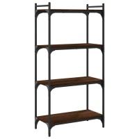 vidaXL Bookcase 4-Tier Brown Oak 23.6