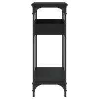 vidaXL Console Table with Shelf Black 39.4