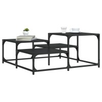 vidaXL Coffee Table Black 34.4