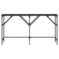 vidaXL Console Table Black 55.1