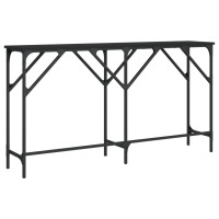 vidaXL Console Table Black 55.1