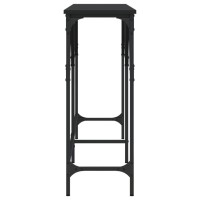 vidaXL Console Table Black 70.9