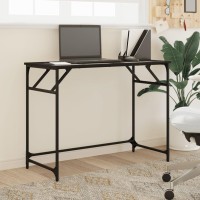 vidaXL Desk Black 39.4