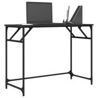 vidaXL Desk Black 39.4