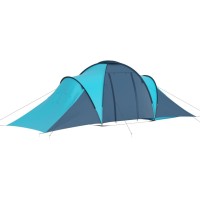 Vidaxl Camping Tent 6 Persons Blue And Light Blue