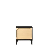 Nightstand, Black Finish