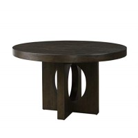 Dining Table (Round) Distressed Walnut