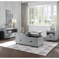 End Table - Dove Gray Yantian