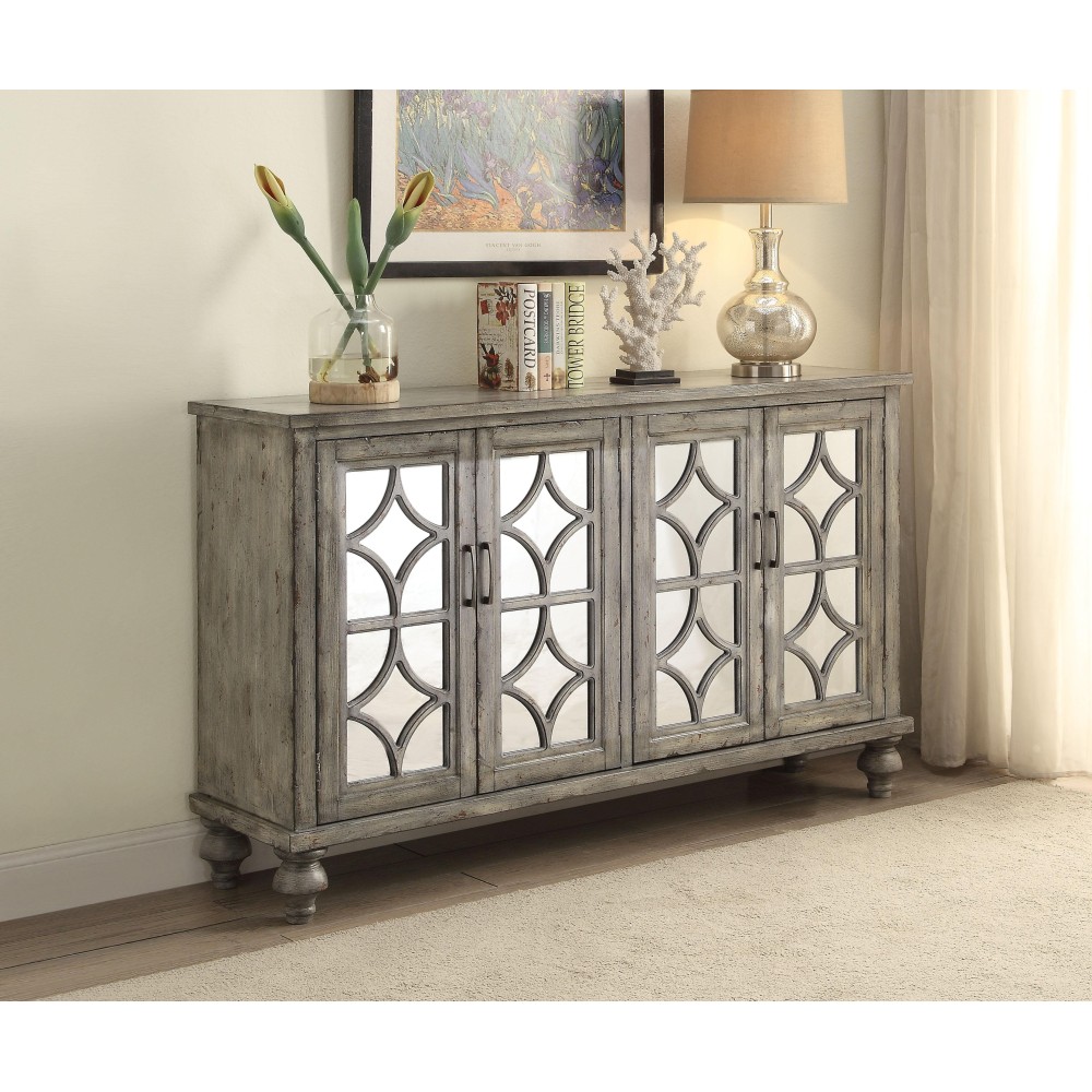 Velika - Console Table Weathered Gray