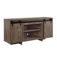 Tv Stand, Gray Washed
