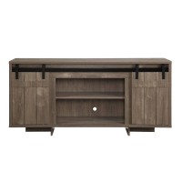 Tv Stand, Gray Washed