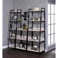 Bookshelf (3-Tier), Natural & Black