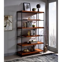 Bookshelf, Honey Oak & Black