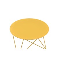 Accent Table, Yellow Finish