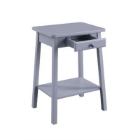 Accent Table, Gray Finish