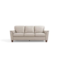Lv01299 Sofa , Beige Leather - Pacific Palisades ( 1Pc/1Ctn )