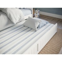 Afi Nantucket Twin Wood Daybed With Twin Size Trundle In White