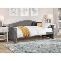 Afi Acadia Twin Wood Daybed In Grey