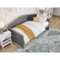 Afi Acadia Twin Wood Daybed In Grey