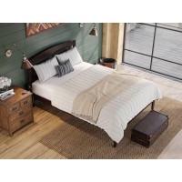 Warren, Solid Wood Platform Bed, Queen, Espresso
