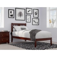 Tahoe Twin Extra Long Bed With Usb Turbo Charger In Walnut