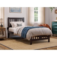 Tahoe Twin Extra Long Bed With Footboard In Espresso