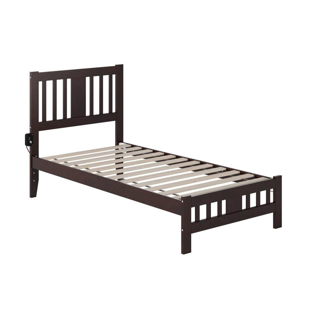 Tahoe Twin Bed With Footboard In Espresso
