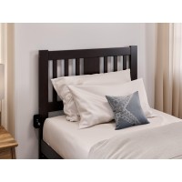 Tahoe Twin Extra Long Bed With Footboard And Twin Extra Long Trundle In Espresso