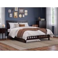 Tahoe Queen Bed With Footboard And Twin Extra Long Trundle In Espresso