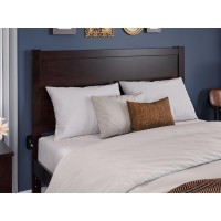 Noho Queen Bed With Footboard And Twin Extra Long Trundle In Espresso