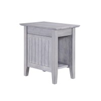 Afi Nantucket Solid Hardwood Side Table Set Of 2 Driftwood