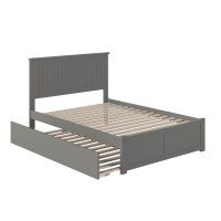 Nantucket Platform Bed F With Footboard & T Trundle Ag