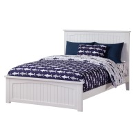 Nantucket Platform Bed F With Mfb Wh