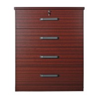 Better Home Products Liz Super Jumbo 4 Drawer Storage Chest Dresser In Mahogany